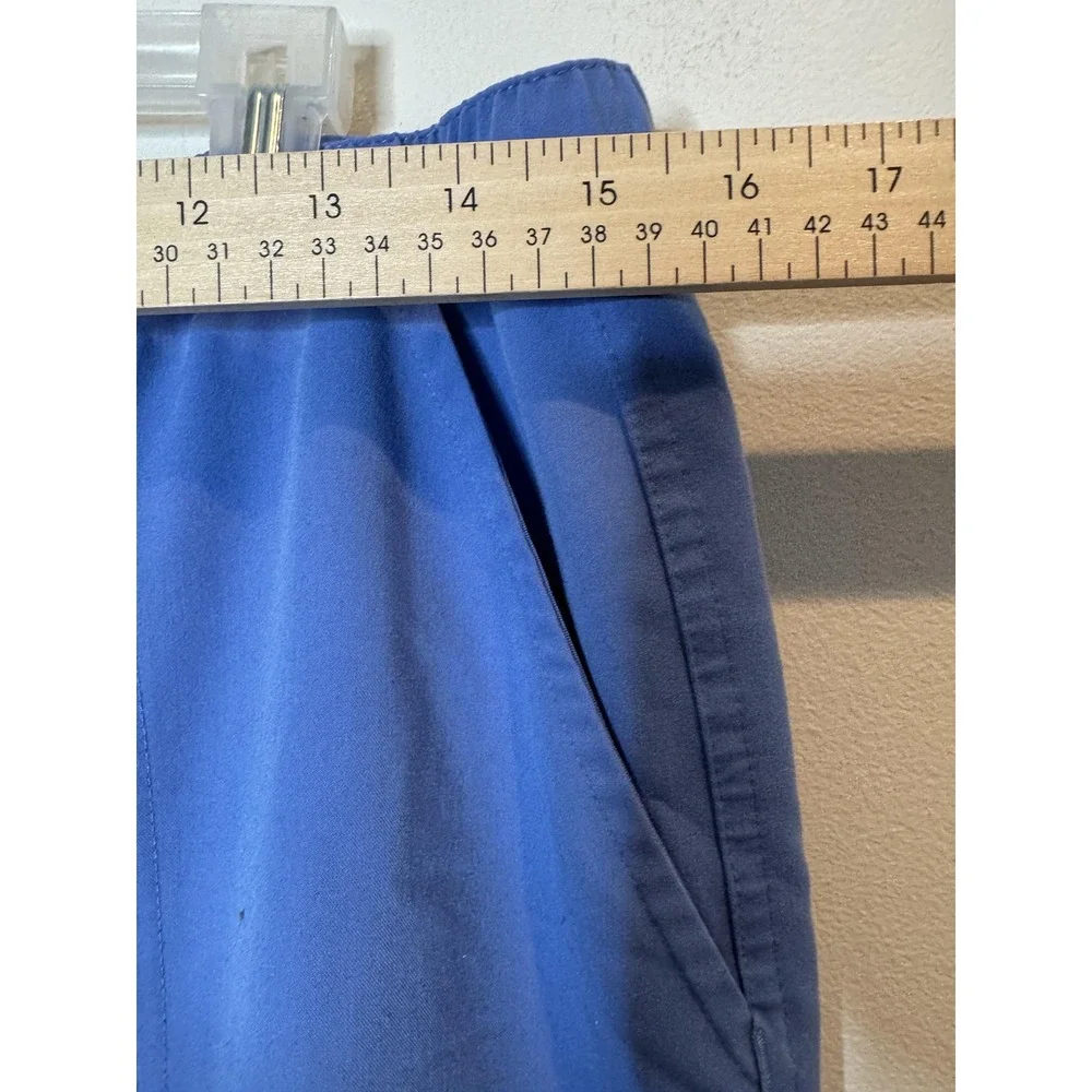 Figs Scrub Pants Mens Large‎ Blue Technical Collection TM3001 Cargo Pockets